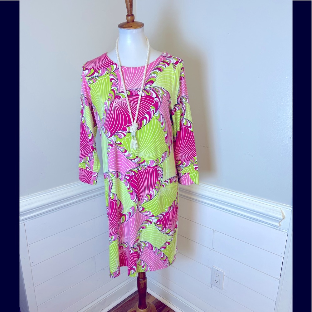 Crown & Ivy Bright Print Dress Medium (though tag says small)